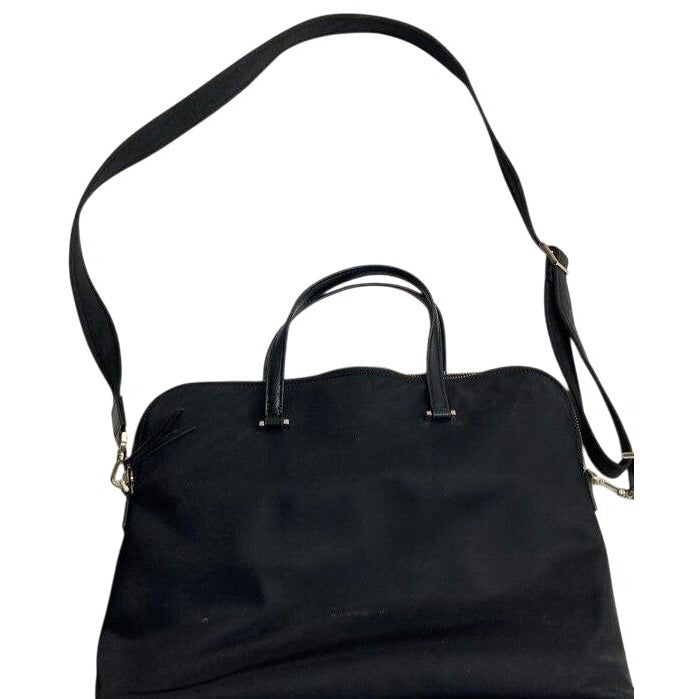 Kate Spade Black Nylon Laptop Bag With Double Handles & Adjustable Crossbody Strap
