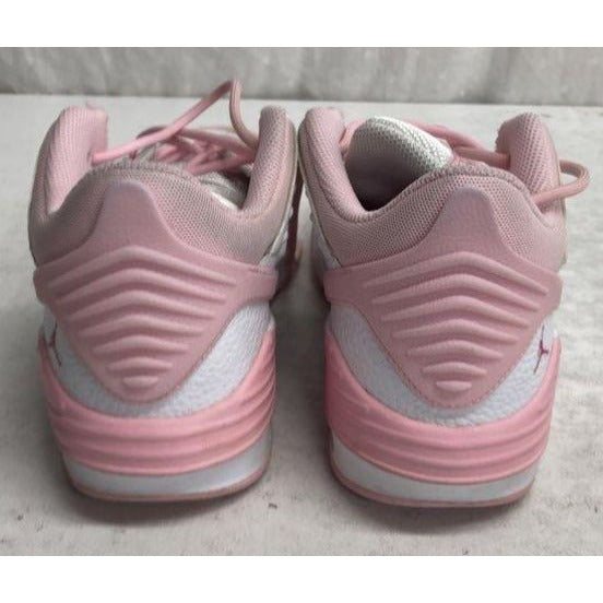 Jordan Air Max 200 White & Pink Youth Sneakers 5Y Basketball Shoes Durable Lightweight