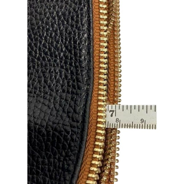 Valentina Black & Brown Pebbled Genuine Leather Crossbody Bag