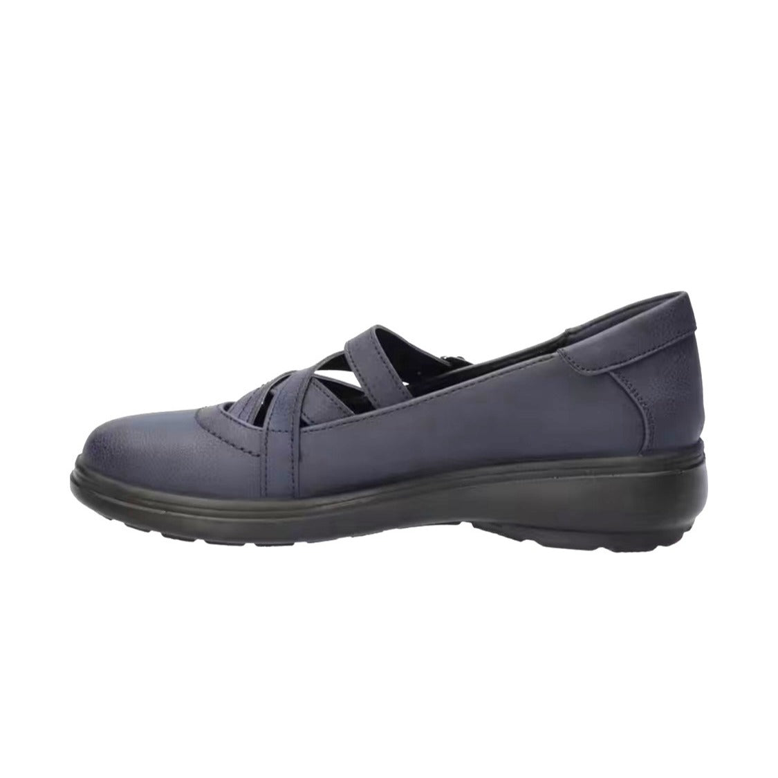 Easy Street Wise Navy Flats Women's SZ 11 NWOB
