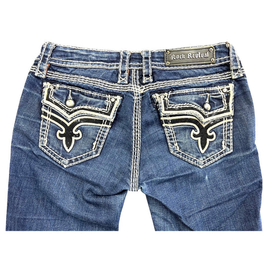 Rock Revival Kai Straight Leg Jeans Women's Size 28