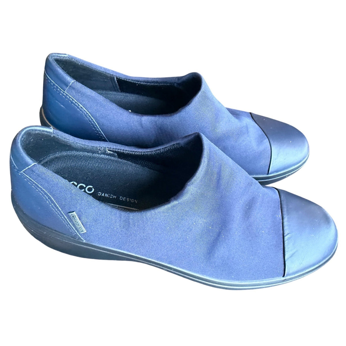 ECCO Soft 7 Wedge Gore-Tex Slip-On Sneakers Size EU 39 US 8-8.5 NWOB