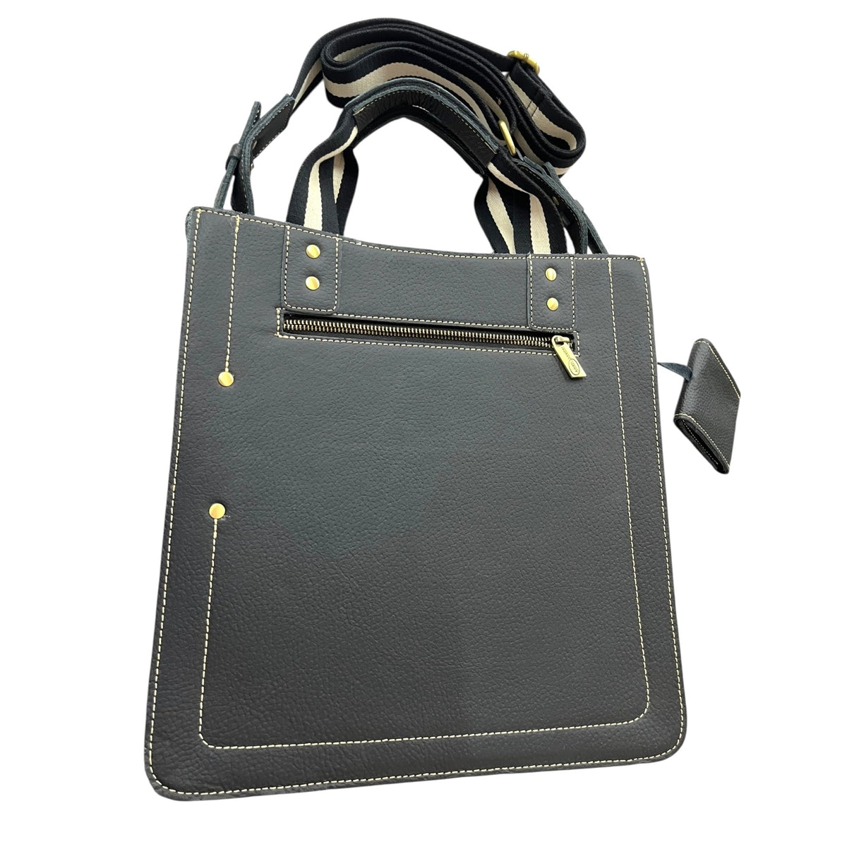 American Leather Legacy Black Leather Tote Bag