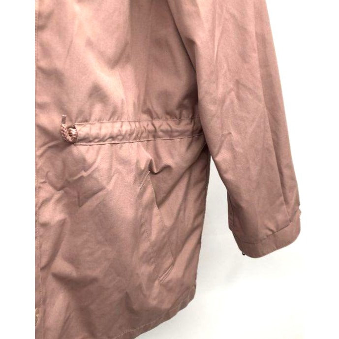 London Fog Women's Coat W/ Faux Fur Lining Removable Hood Size 15/16 Regular