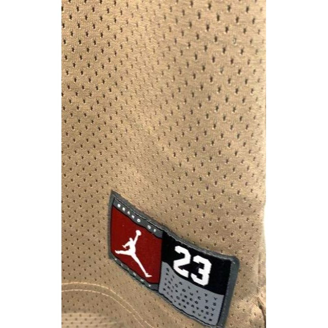 Jordan Boys 23 Mesh Basketball Jersey Hemp Beige Small 8-10Y