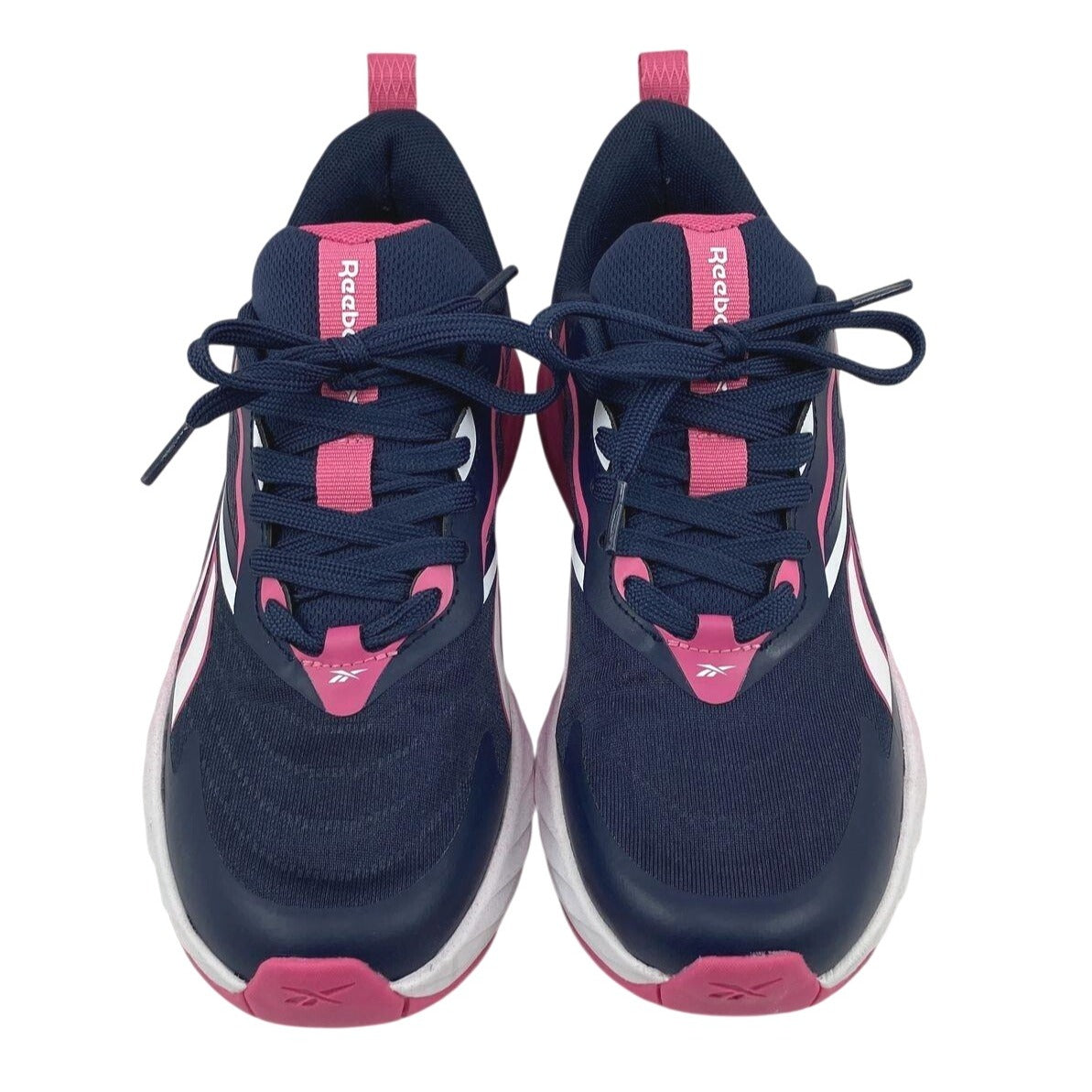 Reebok Women's Navy & Pink Athletic Running Shoes Size 9.5 Comfortable Lightweight Design