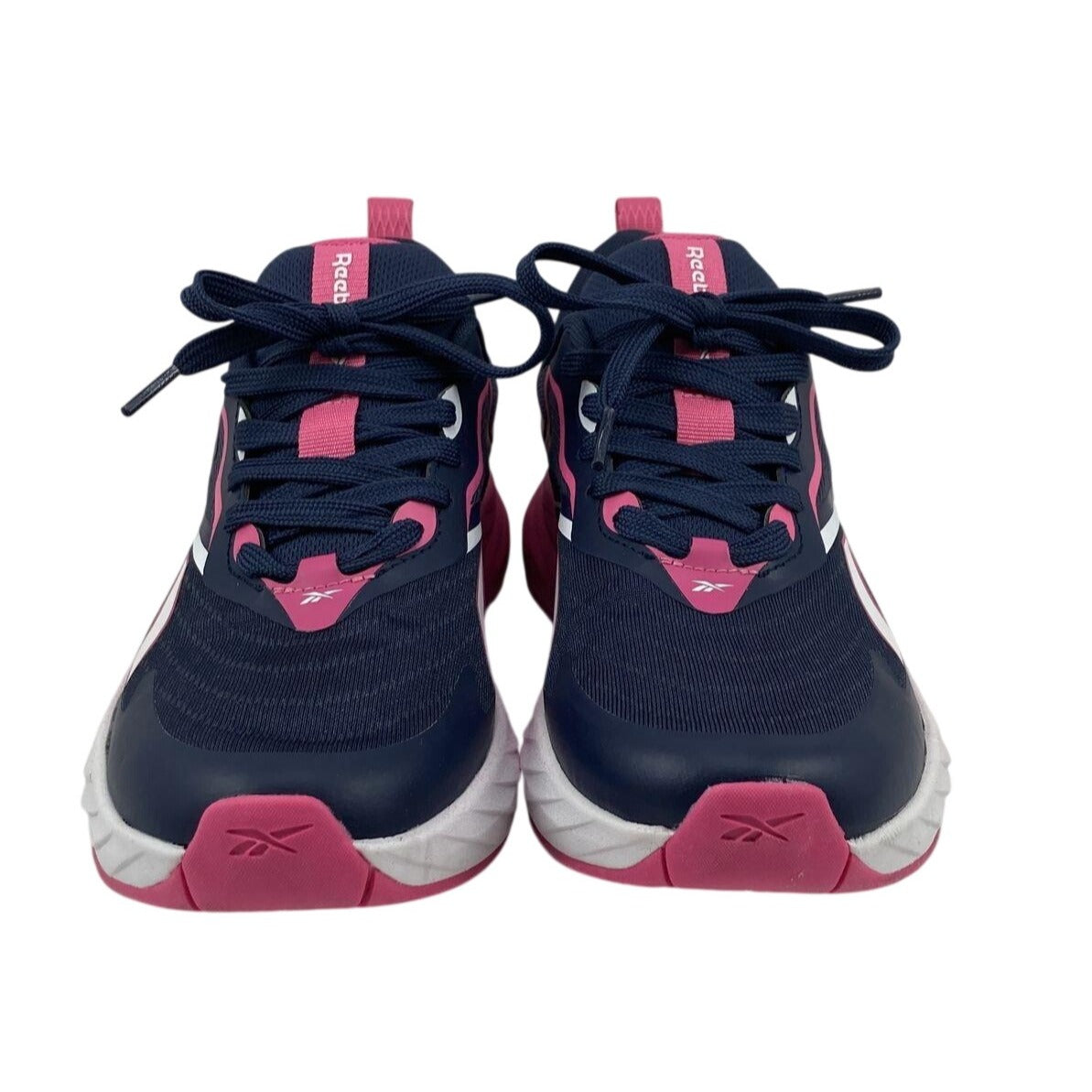 Reebok Women's Navy & Pink Athletic Running Shoes Size 9.5 Comfortable Lightweight Design