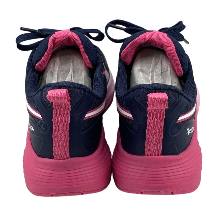 Reebok Women's Navy & Pink Athletic Running Shoes Size 9.5 Comfortable Lightweight Design