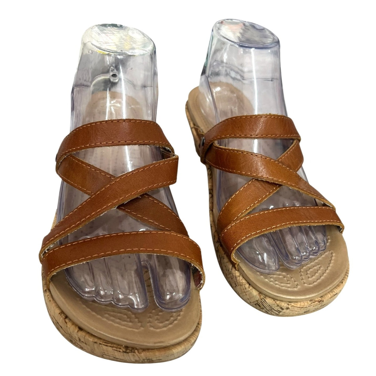 Women's Crocs A-Leigh Mini Wedge Sandals Size 7