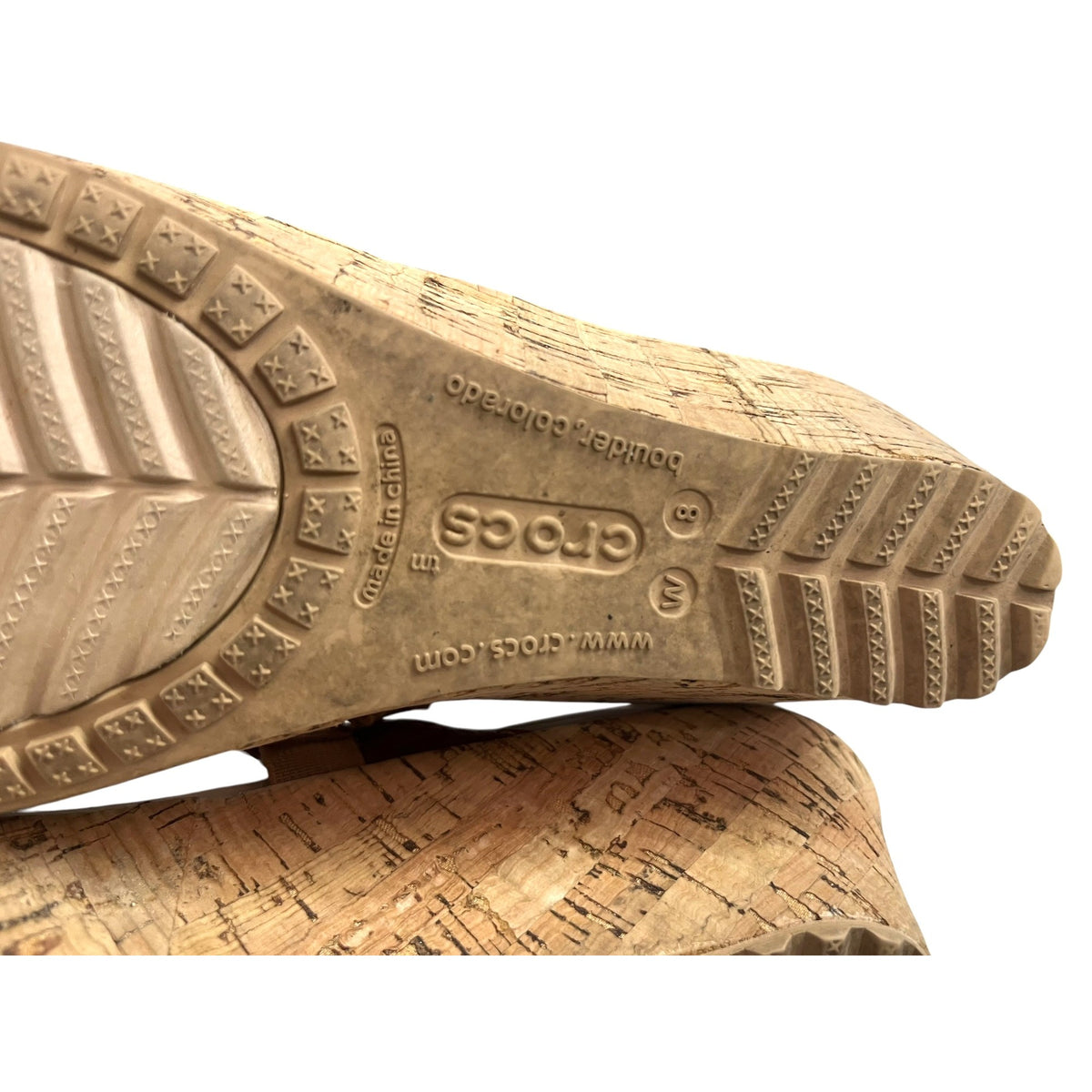 Women's Crocs A-Leigh Mini Wedge Sandals Size 7