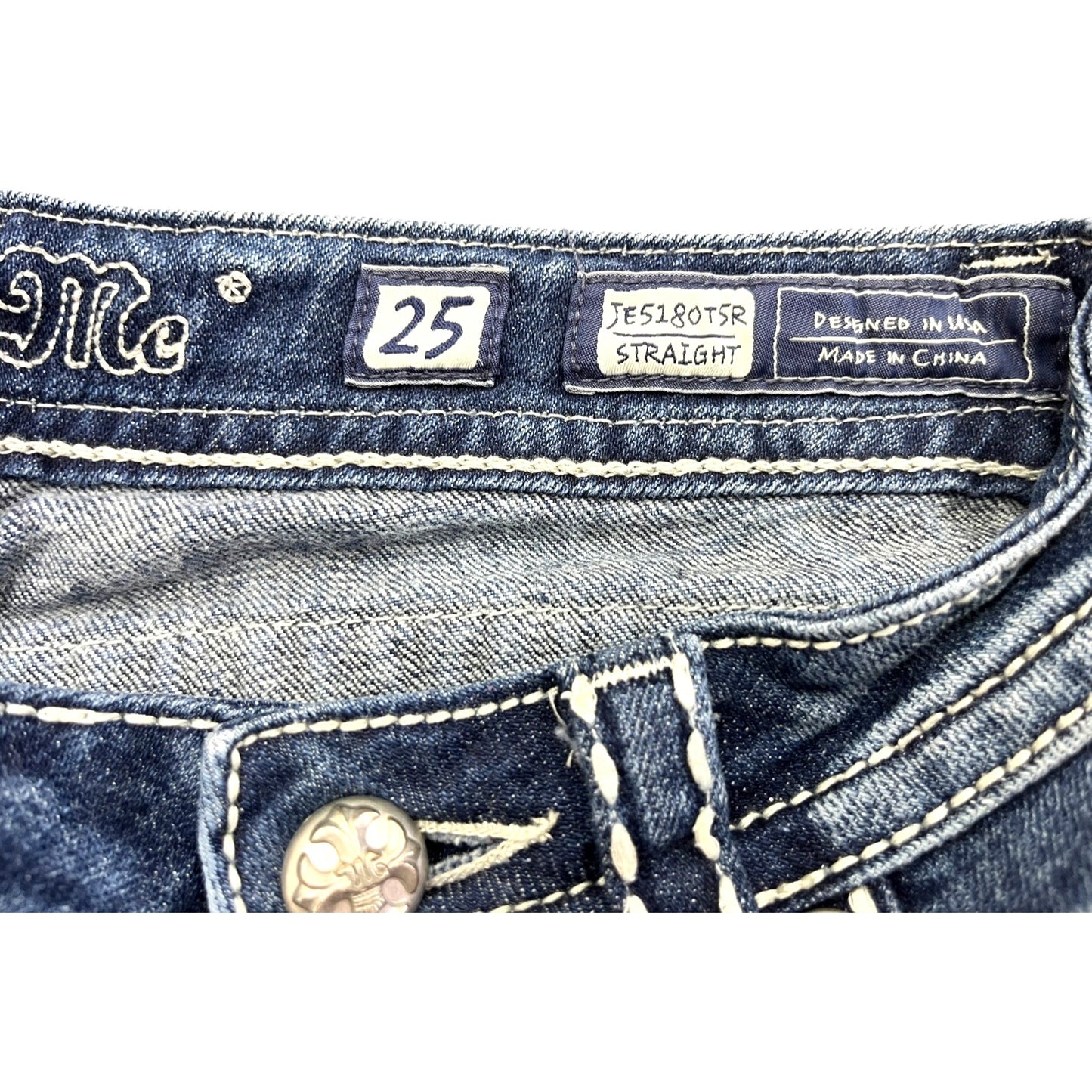 Miss Me Women's Straight Leg Jeans Size 25