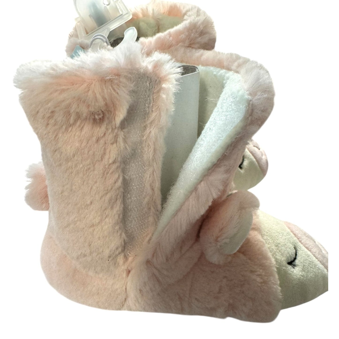 Cat & Jack Kids Llama Plush Slippers Size M 7/8 NWT