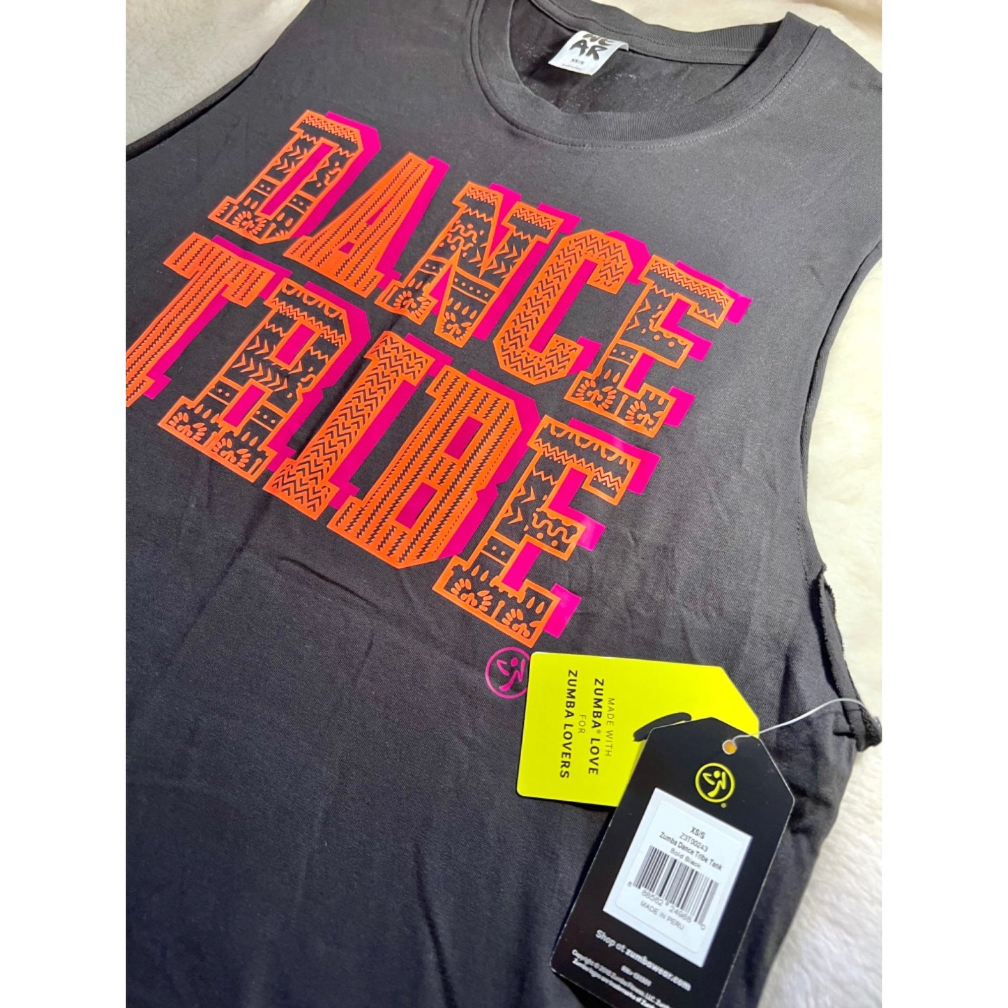 Zumba Instructor Dance Tribe Tank XS