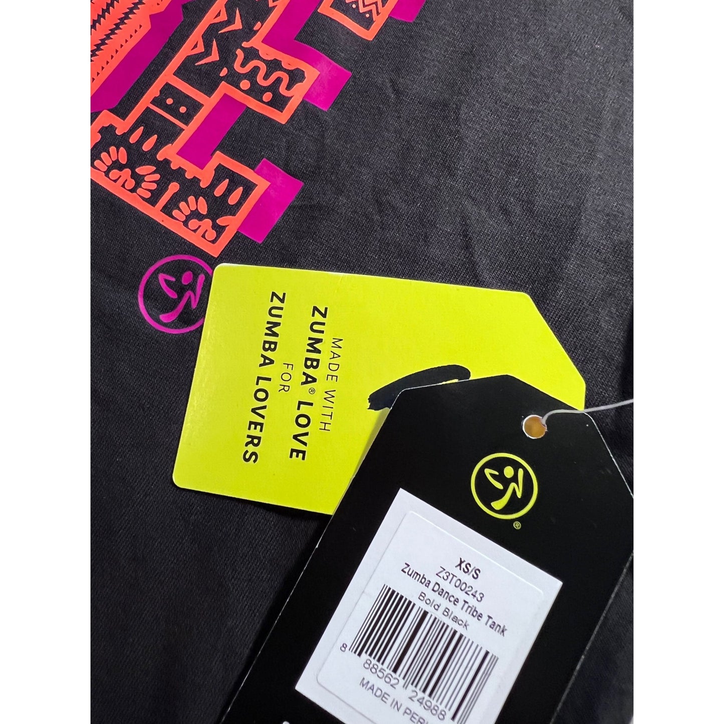 Zumba Instructor Dance Tribe Tank XS
