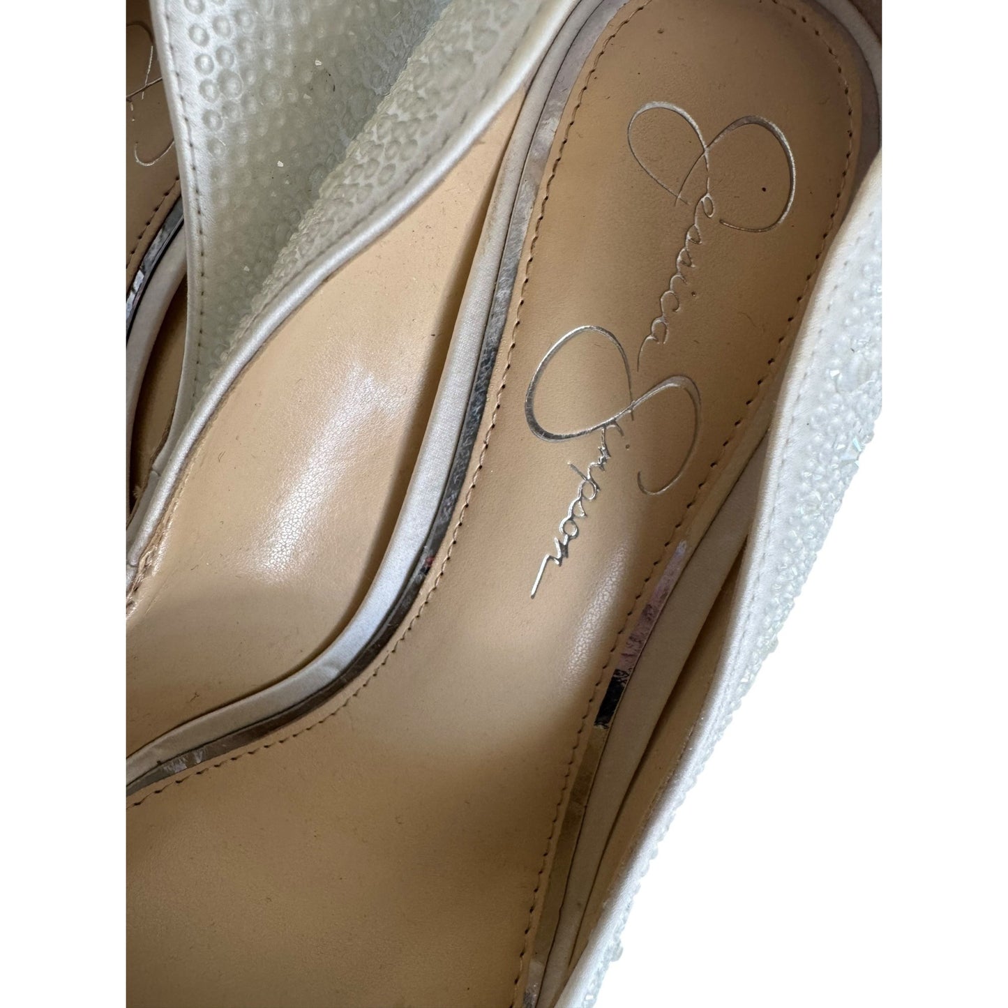 Jessica Simpson Women's Bridal Bride Wedding Heels Shoes Stiletto