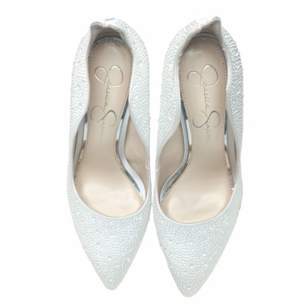 Jessica Simpson Women's Bridal Bride Wedding Heels Shoes Stiletto