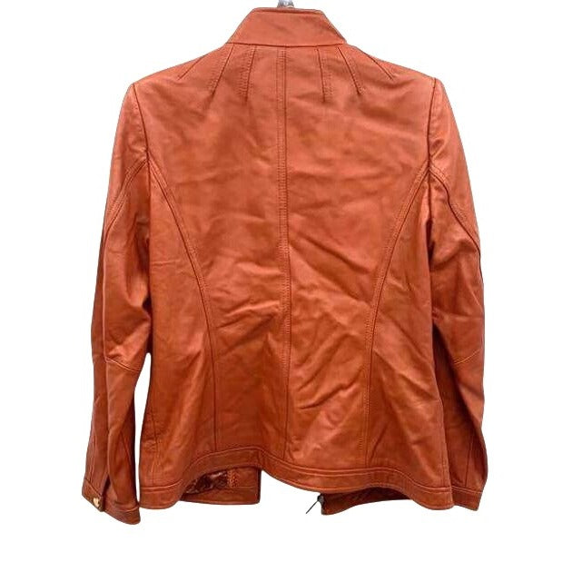 Bradley By Bradley Bayou Women's Genuine Leather Jacket XS