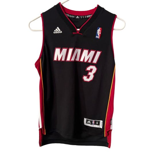 Adidas Miami Heat Dwyane Wade #3 NBA Jersey Size Youth M