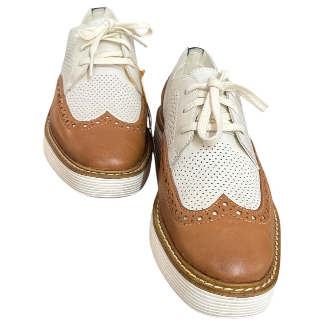 Cole Haan Women's Original Grand Platform Wingtip Oxford Sz 5.5 NWOT