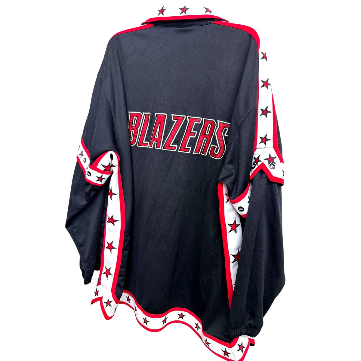 Unique Sports Generation Portland Trail Blazers NBA Warm-Up Jacket Black Red White 3X/3T Vintage