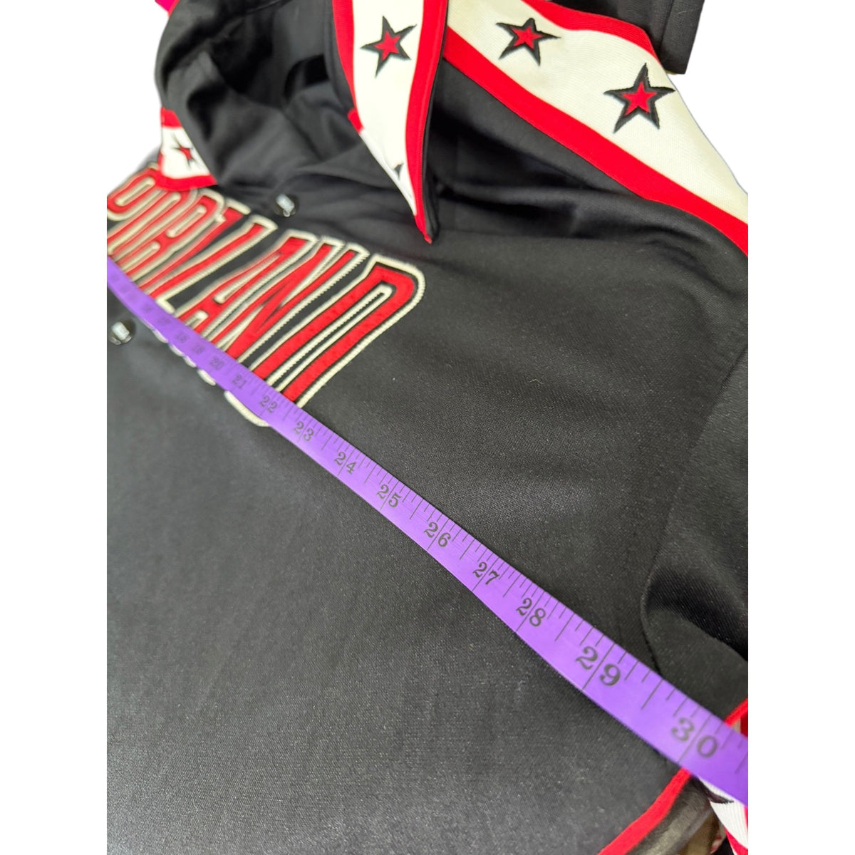 Unique Sports Generation Portland Trail Blazers NBA Warm-Up Jacket Black Red White 3X/3T Vintage