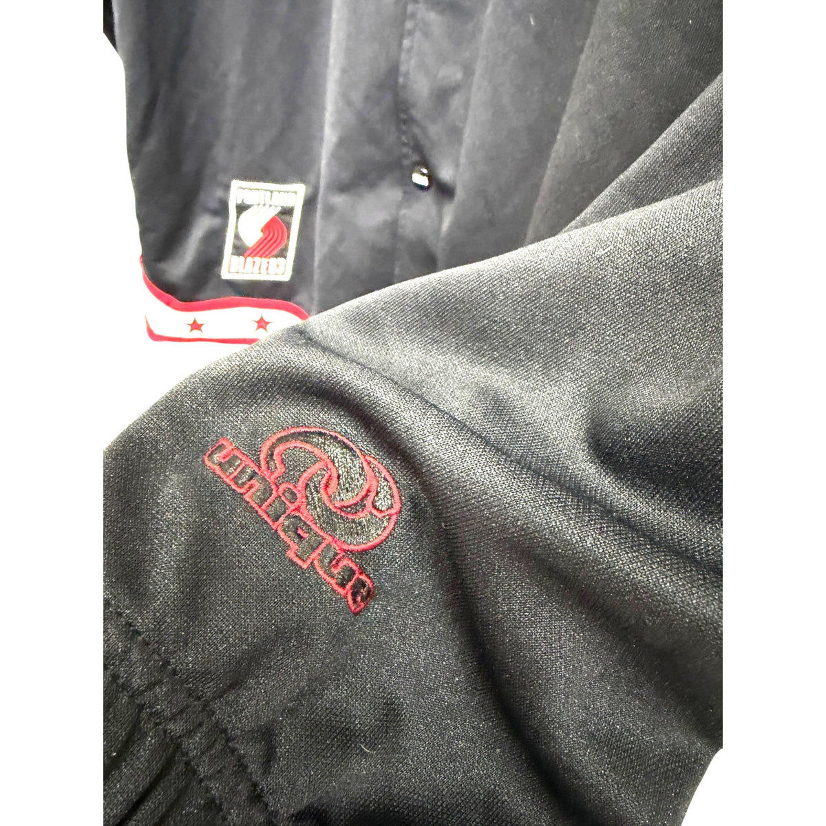 Unique Sports Generation Portland Trail Blazers NBA Warm-Up Jacket Black Red White 3X/3T Vintage
