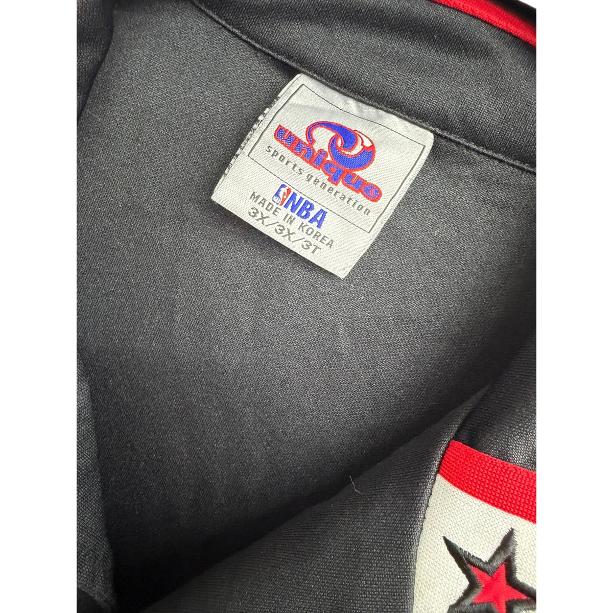 Unique Sports Generation Portland Trail Blazers NBA Warm-Up Jacket Black Red White 3X/3T Vintage