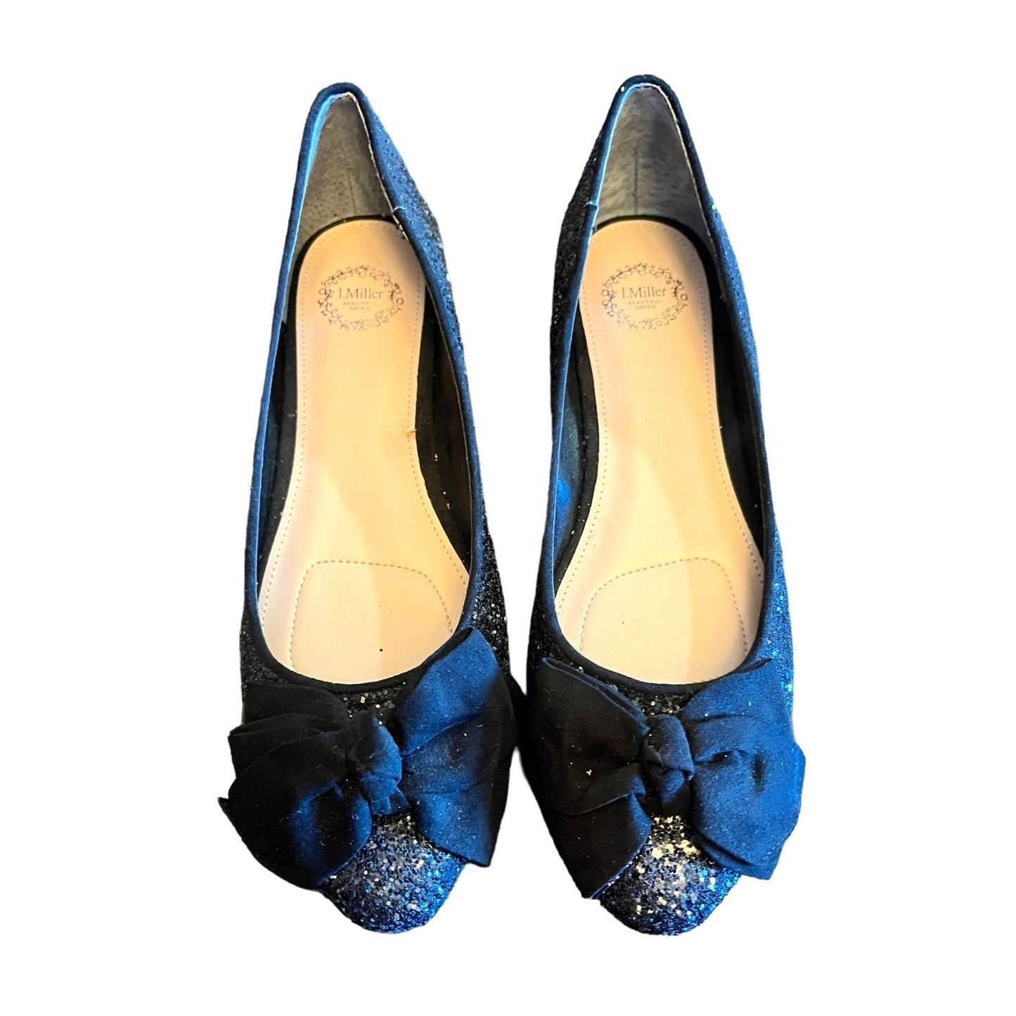 I. Miller Black Sparkle Flats Women's Size 7.5 NWOT