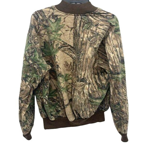 Vintage Duxbak Realtree Camo Bomber Jacket Size M Made In USA