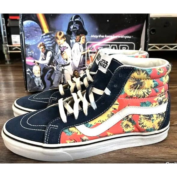 Vans X Star Wars Yoda Aloha Sk8 High Shoes Men's 7.5 NWOB