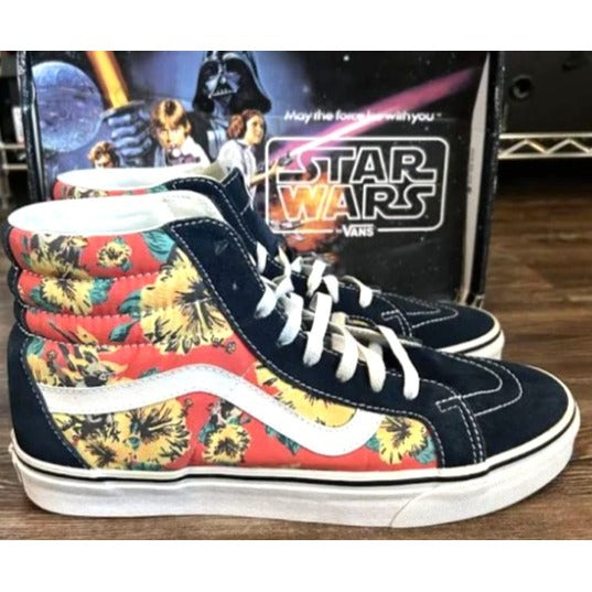 Vans X Star Wars Yoda Aloha Sk8 High Shoes Men's 7.5 NWOB