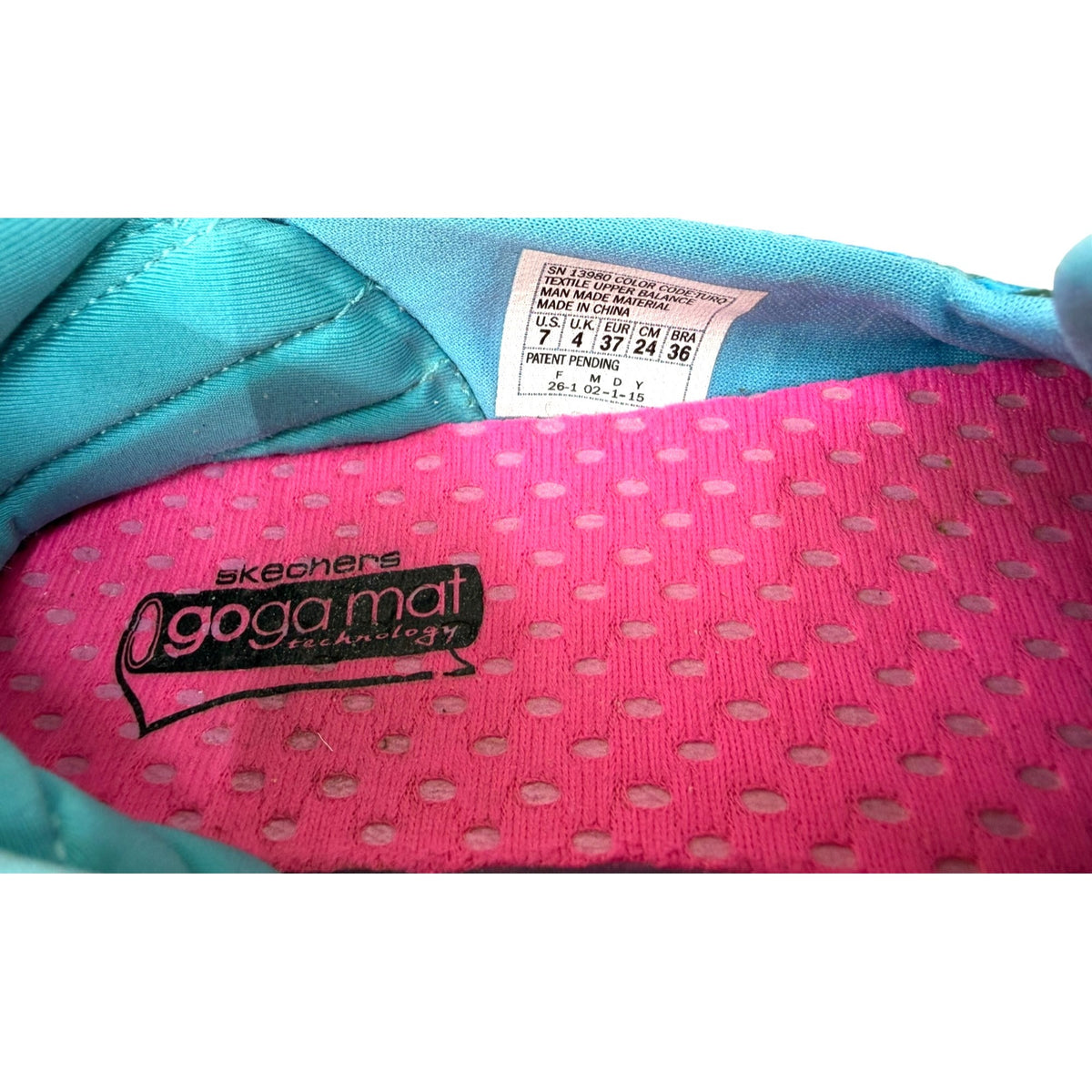 Skechers Go Walk 3 Aqua Blue Slip-On Shoes Women's Size 7