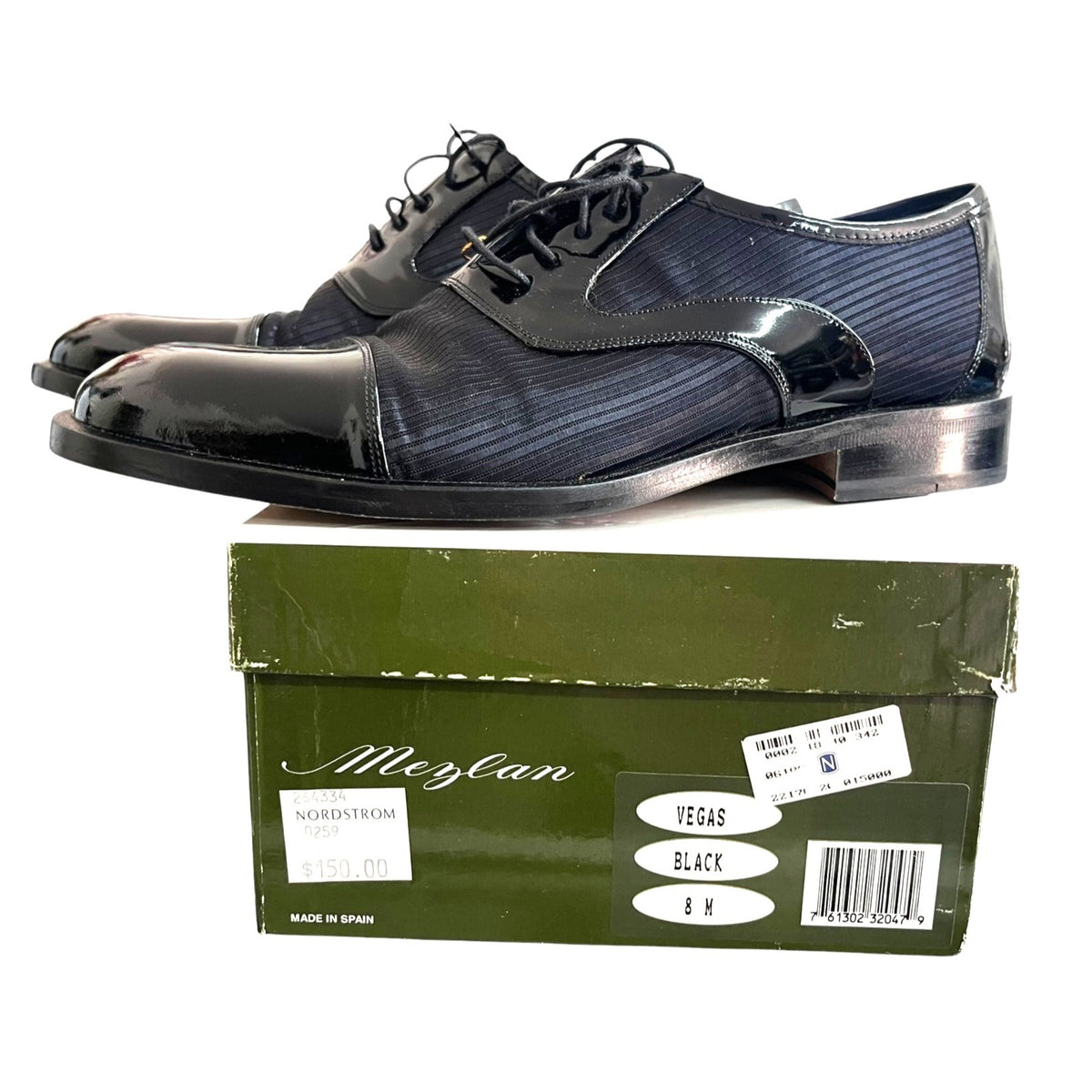 Mezlan Vegas Formal Dress Shoes Size 8M With Box